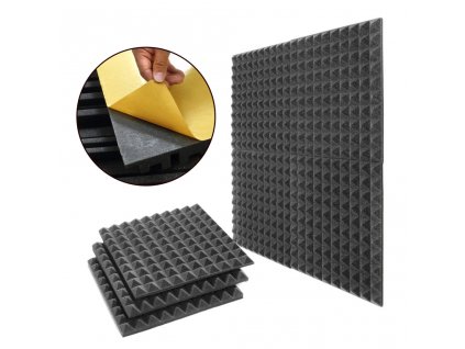 Veles-X Acoustic Pyramids Self-adhesive 500x500x50