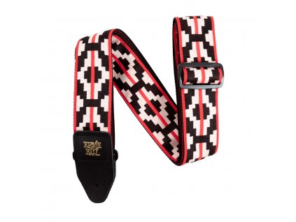 Ernie Ball 5322 Ristra Red Jacquard Strap