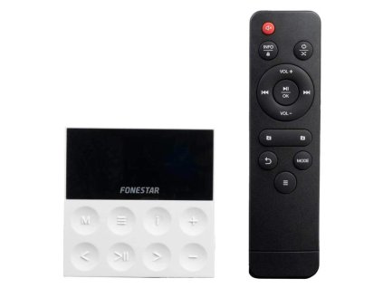 FONESTAR KS-AMP, Nástenný stereo prehrávač so zosilňovačom, 2x 25W, USB/MP3, BlueTooth