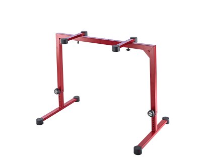 K&M 18810 Table-style keyboard stand »Omega« ruby red