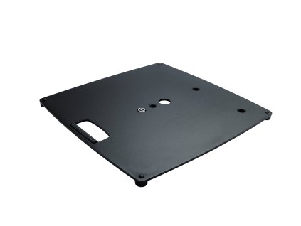 K&M 26716 Base plate L (3 x M20), structured black