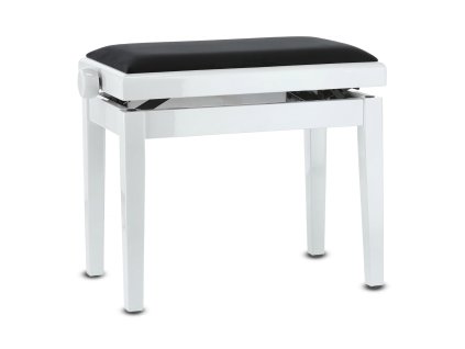 GEWA Piano bench Deluxe White high gloss