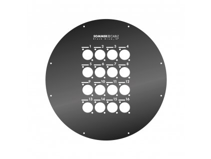Sommer Cable Frontblech 16 Bohrungen f. Kabeltrommel