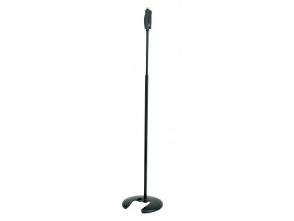 K&M 26075 Stackable one-hand microphone stand black