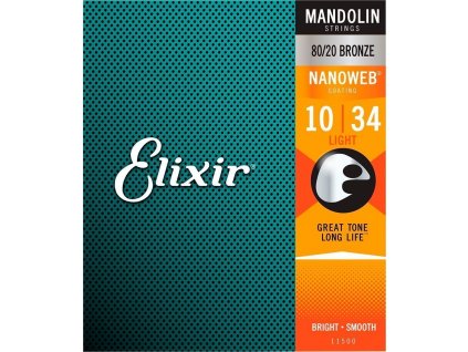 Elixir 11500 Mandolin 80/20 Bronze Light