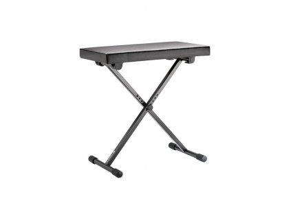 K&M 14065 Keyboard bench black leather