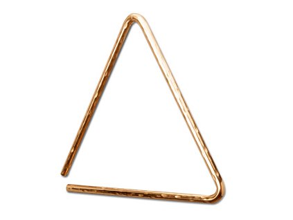 SABIAN 4" HAND HAMMERED B8 BRONZE TRIANGLE