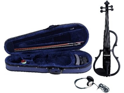 GEWA E-violin GEWA Strings Black finish