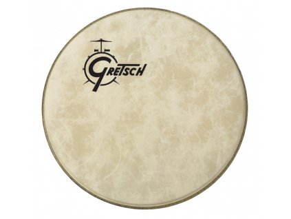 Gretsch Logo Bass Drum Reso 20" Fiberskyn,Offset Logo GPFIBERO-20