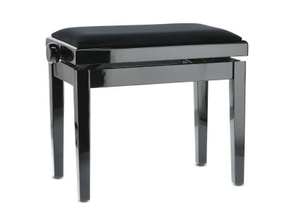 GEWA Piano bench Deluxe Black high gloss