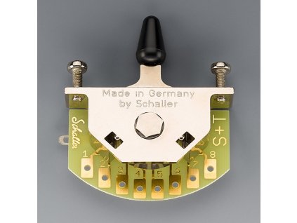 Schaller for Stratocaster (5-way-switch), Version S, Nickel,