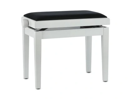 GEWA Piano bench Deluxe White matt