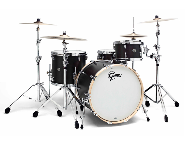 Gretsch Shellpack Brooklyn Series 8x12TT/14x14FT/14x18BD Dark Ebony