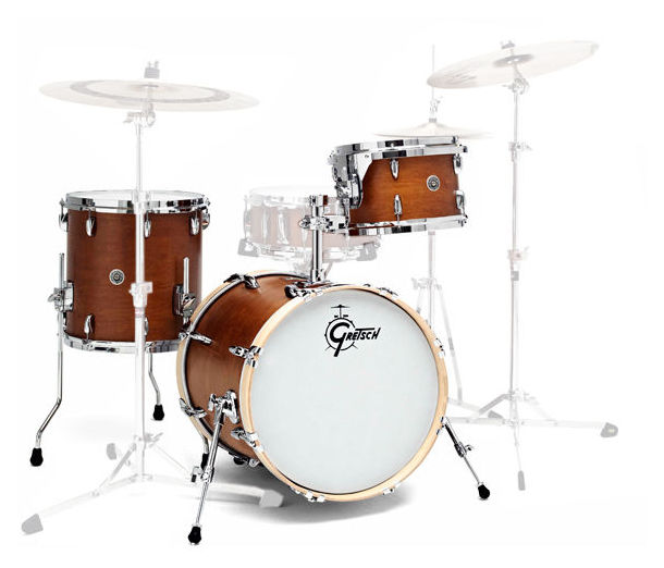 Gretsch Shellpack Brooklyn Series 8x12TT/14x14FT/14x18BD Mahogany Stain