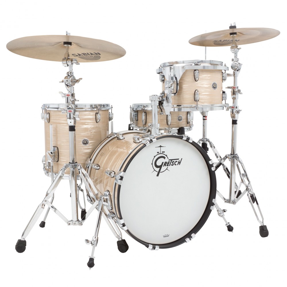 Gretsch Shellpack Brooklyn Series 8x12TT/14x14FT/14x18BD Vintage Cream