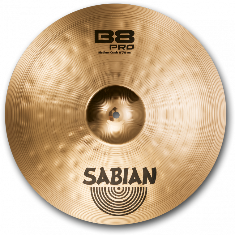 SABIAN B8 PRO 18" MEDIUM CRASH brilliant