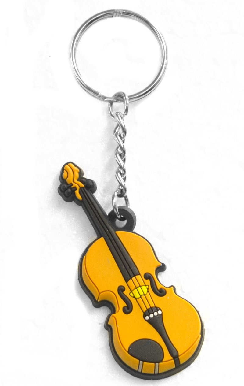 Musician Designer Music Key Chain Violin