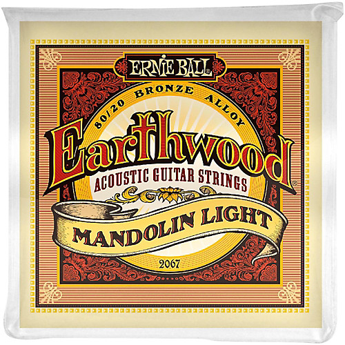 Ernie Ball Earthwood Mandolin Light Loop End 80/20 Bronze Acoustic Guitar Strings