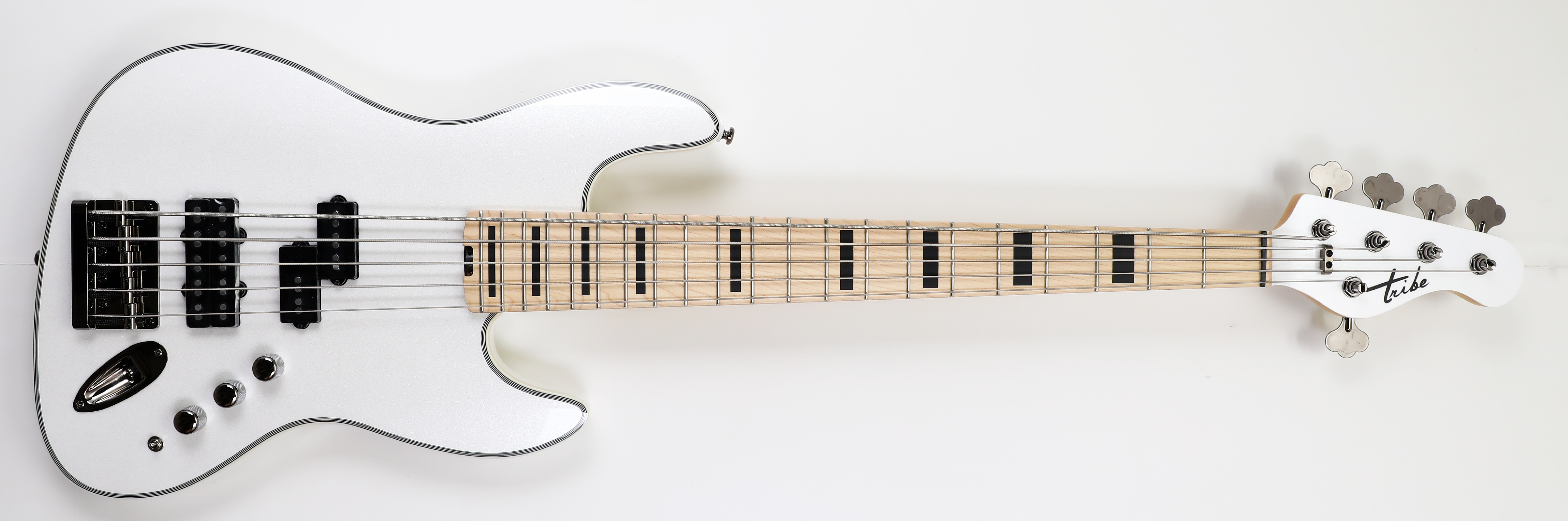 Tribe guitars Tribe SF5 Olympic White Maple FB B-stock