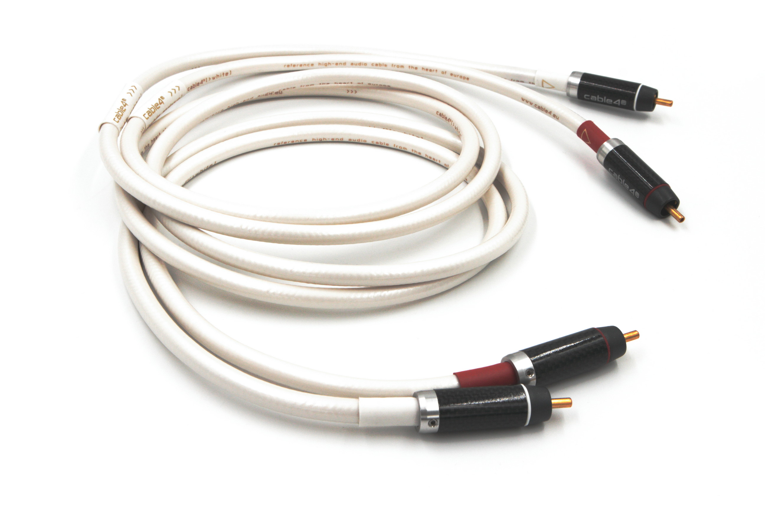 Cable4 White ANALOGUE 2RCA-2RCA 1,5m