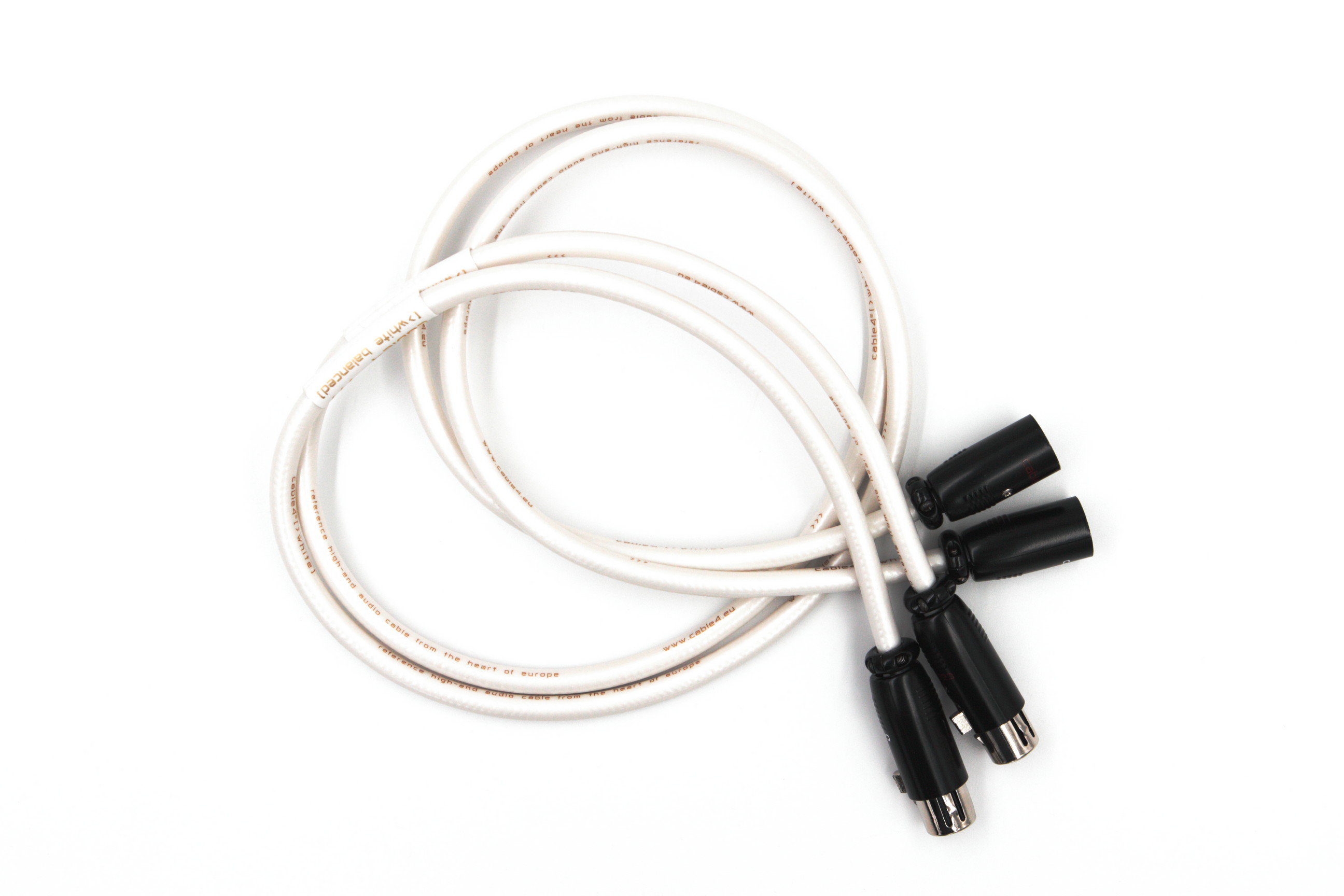 Cable4 White BALANCED 2XLR-2XLR 1,5m