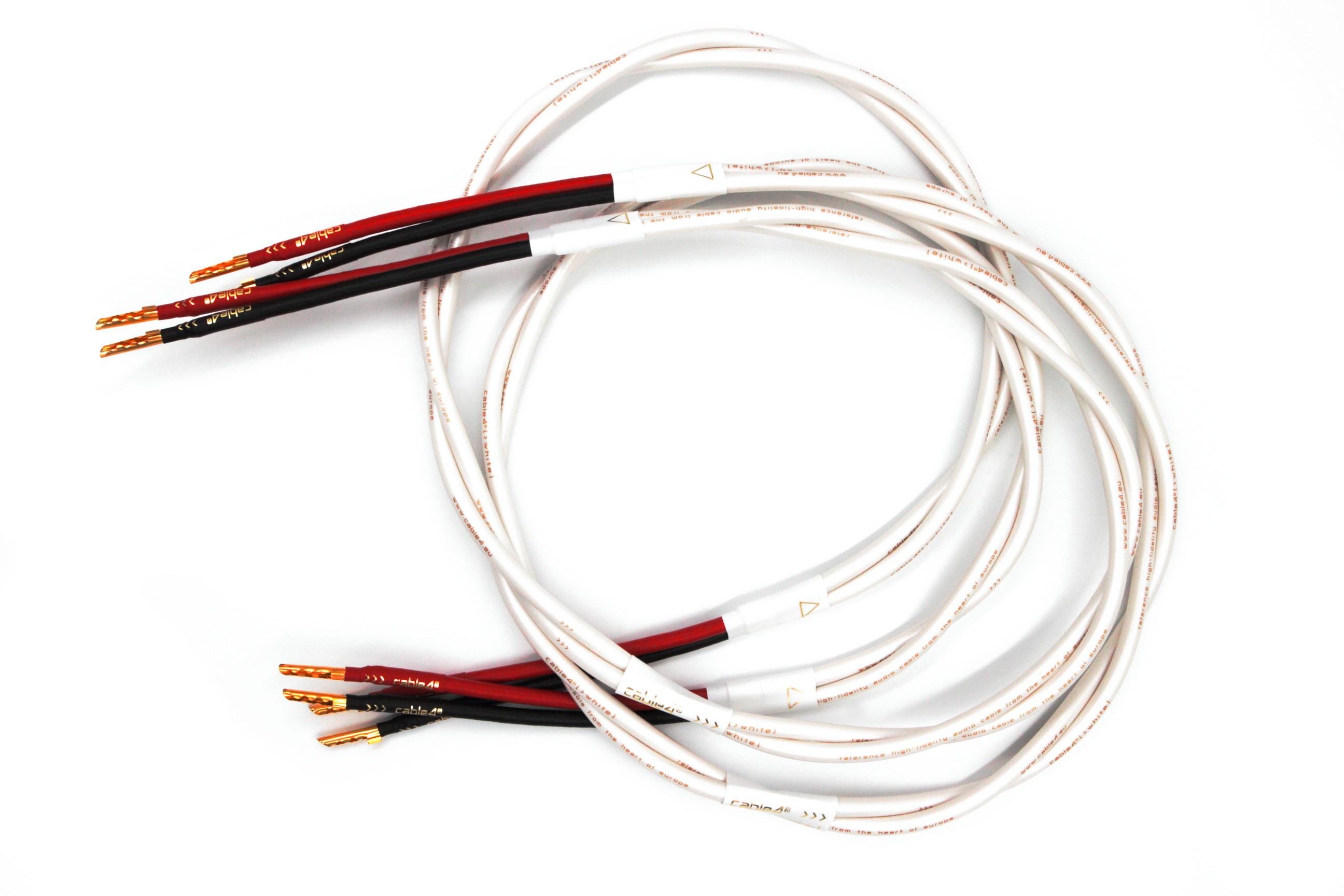 Cable4 White SPEAKER 2BAN-2BAN 2x2,5m