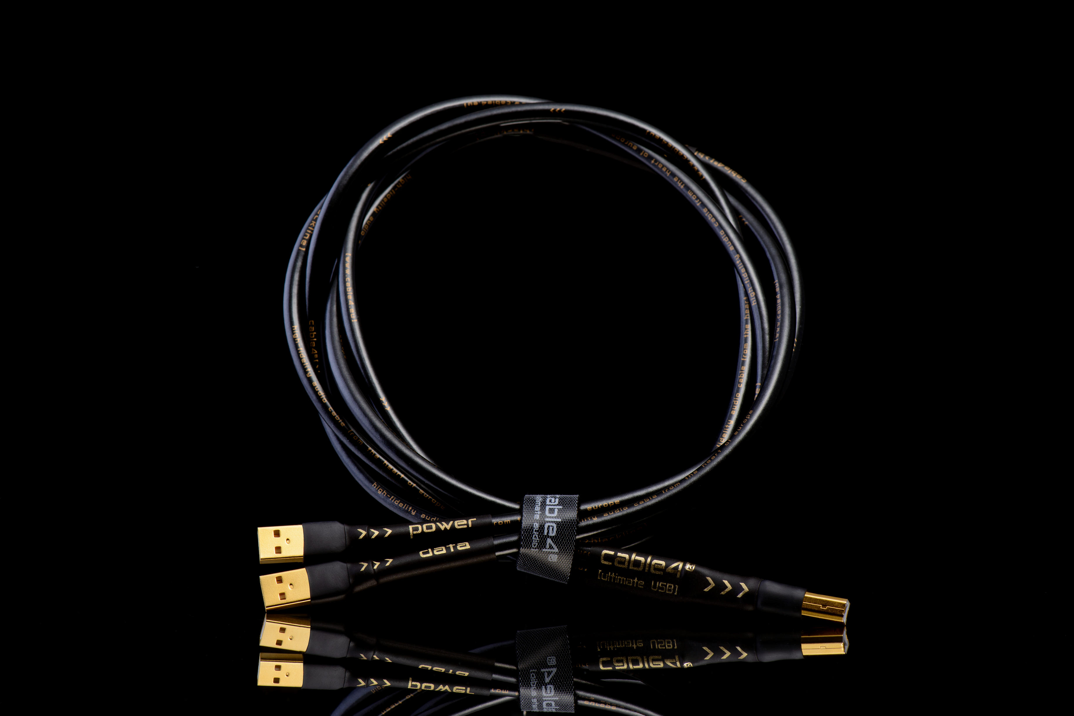 Cable4 SuperBlack USB 2A-B 2m