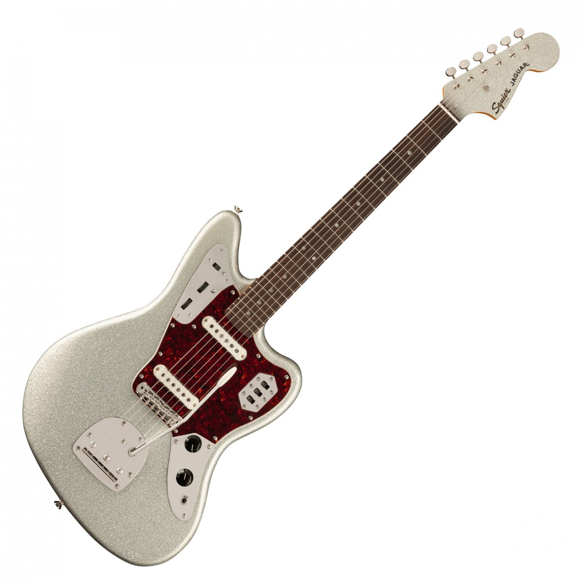 Squier FSR Classic Vibe '60s Jaguar Silver Sparkle