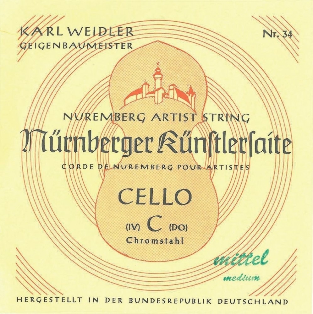 Nurnberger Strings For Cello KŘnstler 4/4