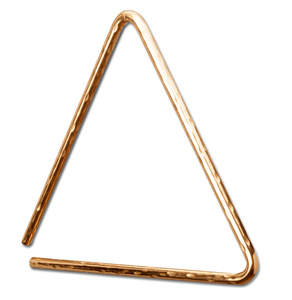 SABIAN 4" HAND HAMMERED B8 BRONZE TRIANGLE