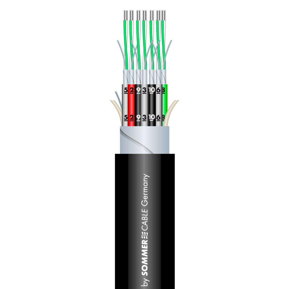 Sommer Cable SC-MISTRAL MCF-24 Studiom./Black