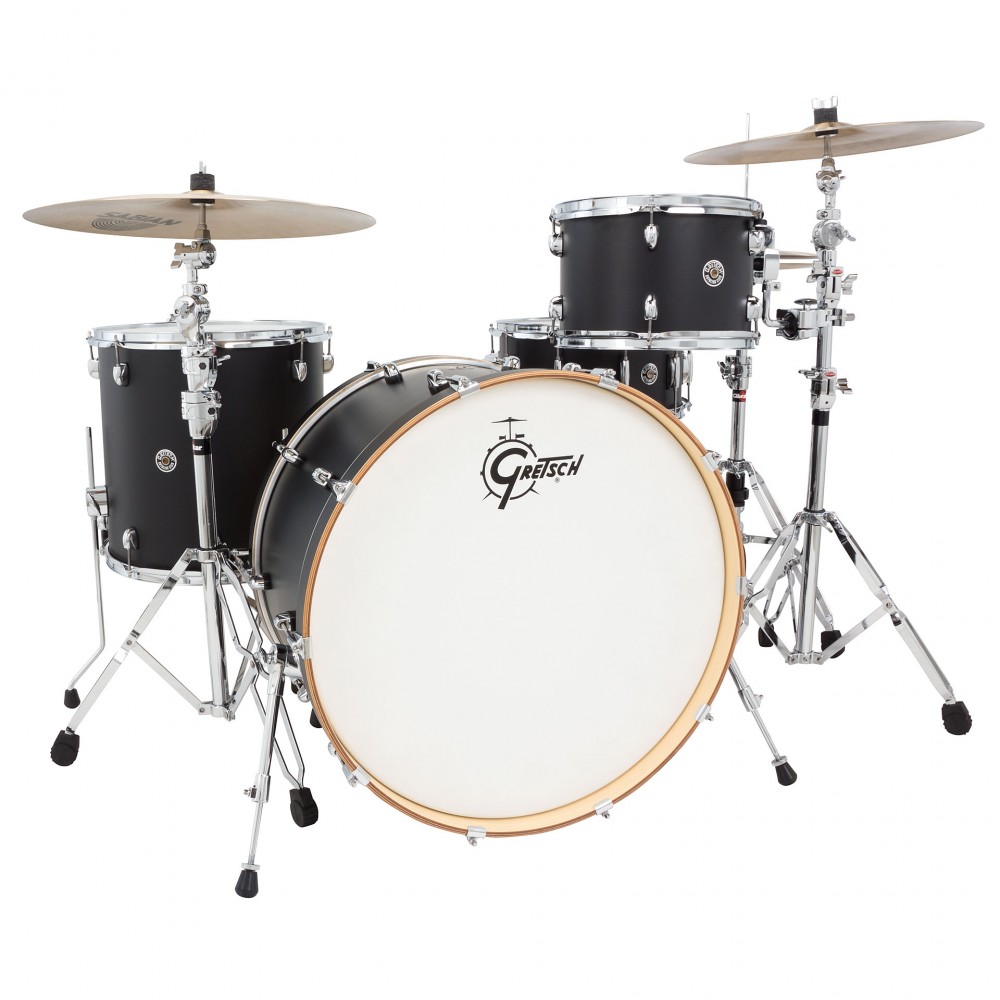 Gretsch Shellpack Catalina Club Rock 12,16,24,14SD,FlatBlack