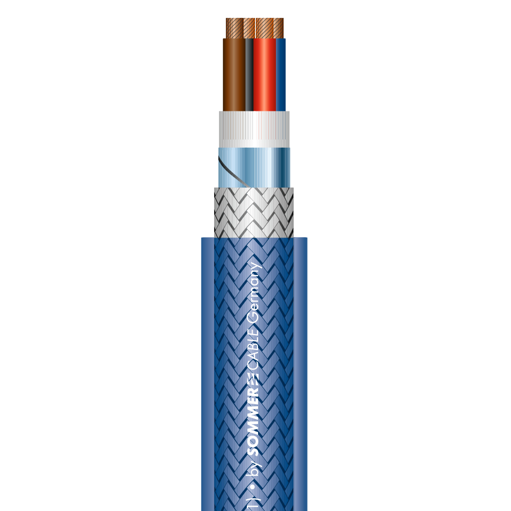 Sommer Cable QUADRA BLUE Speakermulticore / bl