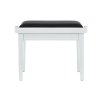 GEWA Piano bench Deluxe White high gloss