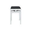 GEWA Piano bench Deluxe White matt