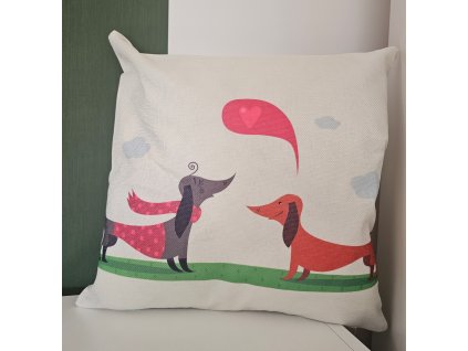 Obliečka DACHSHUNDS IN LOVE