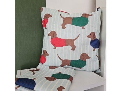 Obliečka DACHSHUNDS COLORS