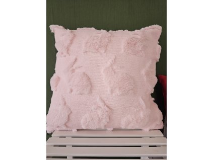 Vyšívaná obliečka na vankúš BUNNY FLUFF ROSE