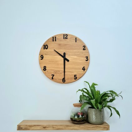 262 1 drevene hodiny 50 cm dub