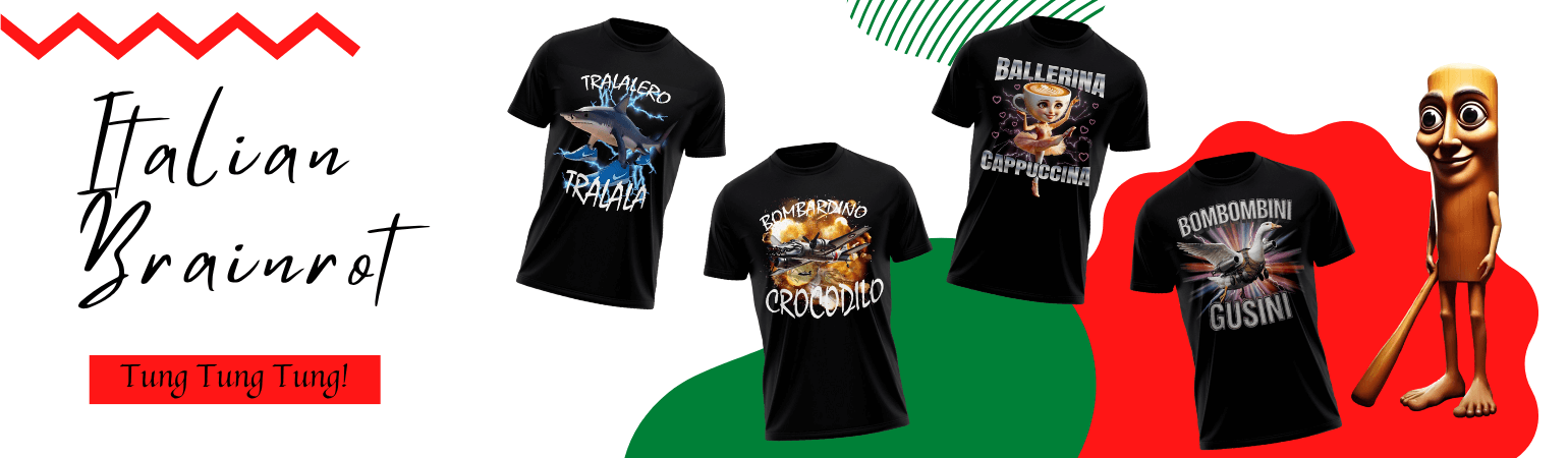 italian brainrot merch