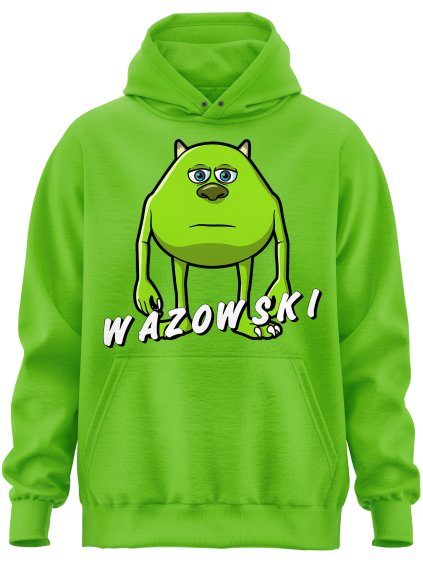 Mikina sulivan wazovski green