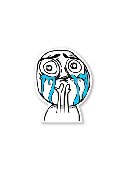 1059 samolepka crying emoji