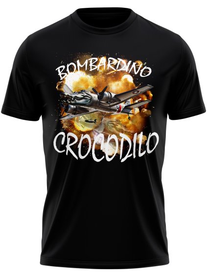 Tričko Bombardino Crocodilo Italian brainrot merch | Mememerch.cz