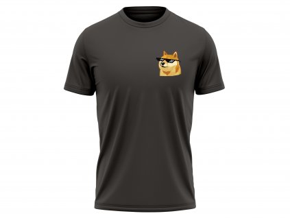 cool doge minimalist dark grey