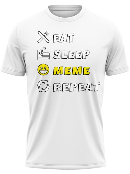 tricko eat sleep meme repeat 1