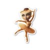 ballerina cappuccina samolepka italian brainrot mememerch.cz 1