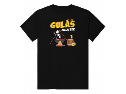 Pánske tričko gulasmajster muzske cierne