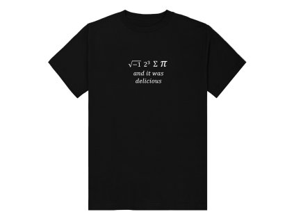 Tričko "IAteSomePie" - (Farba Čierna, Veľkosť XXL)