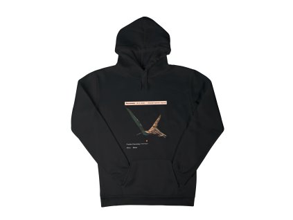 Mikina pterodaktyl - (Farba Biela, Veľkosť XXL)