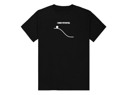 Tričko "potential" - (Farba Čierna, Veľkosť XXL)